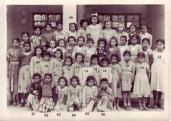 ECOLE DE SAINTE BARBE DU TLELAT FILLES 1952 XXX N03